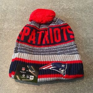 PRICE IS FIRM Brand new New England Patriots beanie